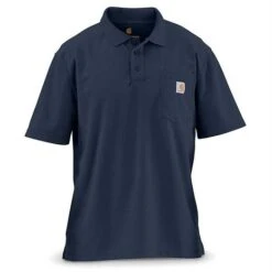 Carhartt Work Pocket Navy Poloshirt Heren