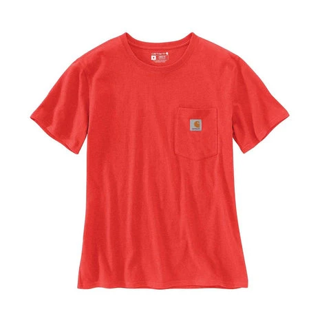 Carhartt Workwear Pocket Short Sleeve Currant Heather T-Shirt Dames 2 Carhartt Workwear Pocket Short Sleeve Currant Heather T-Shirt Dames - Afbeelding 2