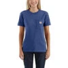 Carhartt Workwear Pocket Short Sleeve Scout Blue Heather T-Shirt Dames