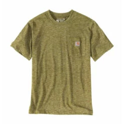 Carhartt Workwear Pocket True Olive Snow Heather T-Shirt Heren