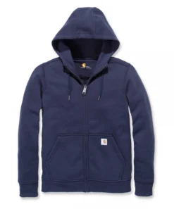 Vest Carhartt Women Clarksburg Full Zip Hoodie Navy