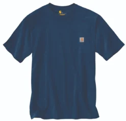 T-Shirt Carhartt Men K87 Pocket Alpine Blue Heather