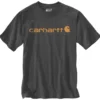 T-Shirt Carhartt Men Core Logo T-Shirt S/S Carbon Heather