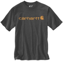 T-Shirt Carhartt Men Core Logo T-Shirt S/S Carbon Heather