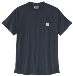 T-Shirt Carhartt Men Force Flex Pocket Navy