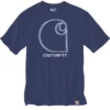 T-Shirt Carhartt Men Graphic T-Shirt S/S Scout Blue Heather